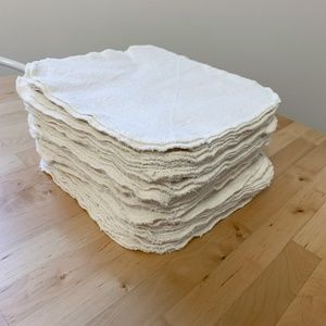 80 Organic Cotton Heavyweight Flannel Wipes